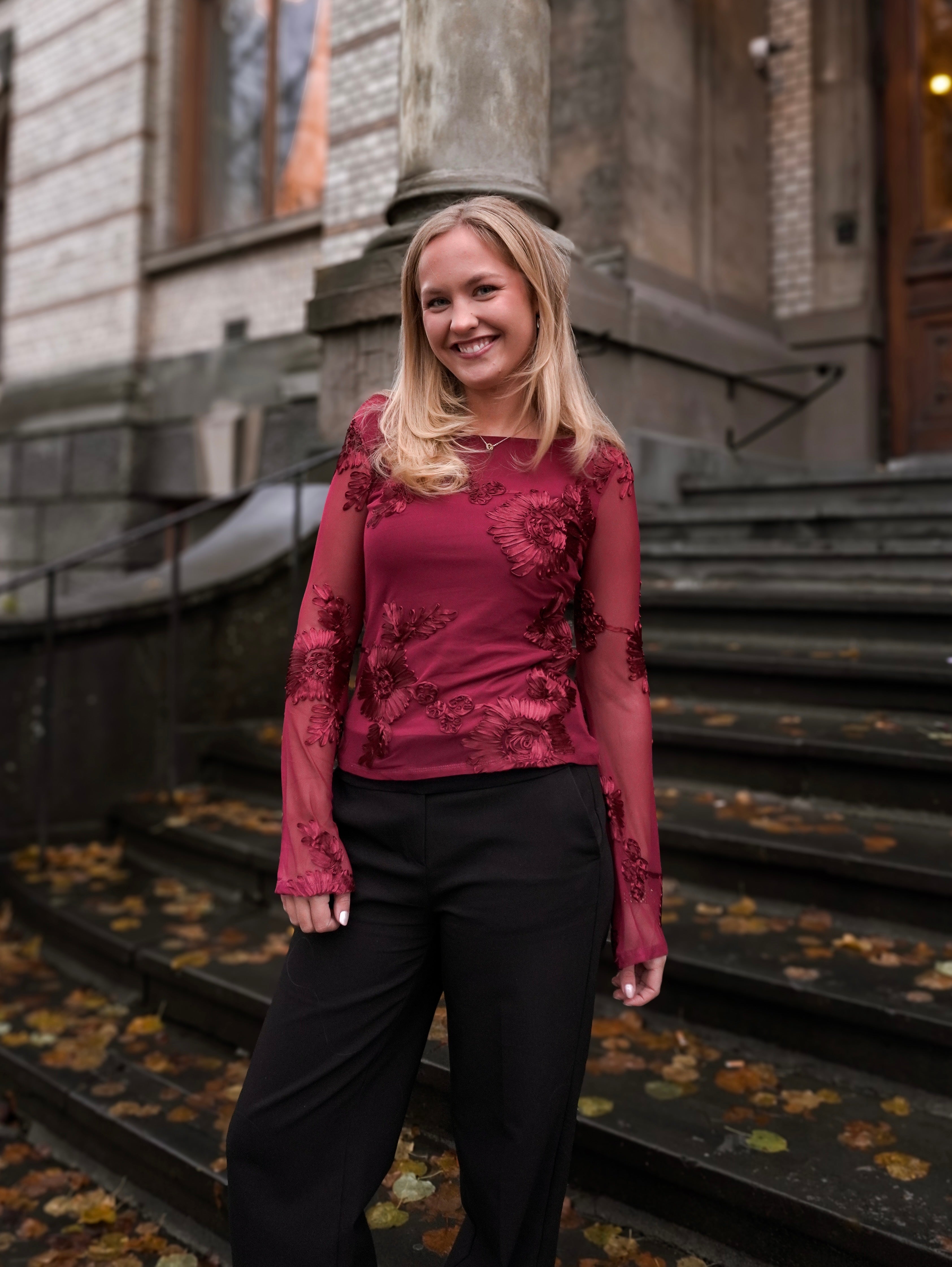 PCOFFIA Top - Beet Red